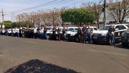 ‘Operação Rescaldo’ mobilizou um total de 37 policiais civis e quase duas dezenas de viaturas. Foto: MANOEL MESSIAS/Agência