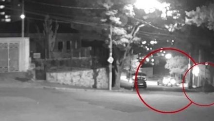 Câmera flagra assassinato de motorista de aplicativo em Pirituba — Foto: SP1/Reprodução.