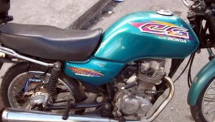 Motocicleta furtada do construtor é semelhante ao da foto. Foto: DIVULGAÇÃO