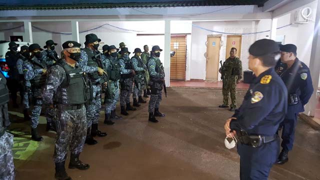 PM deflagra operação para resgatar policiais emboscados em fazenda de Rondônia — Foto: Polícia Militar/Divulgação