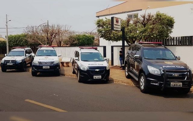 Operação para cumprimento dos mandados de busca aconteceu na última quarta-feira (18). Foto: Polícia Civil/Divulgação