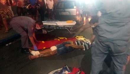 Condutor da Falcon sofreu contusões e escoriações pelo corpo, felizmente sem muita gravidade. Foto: MANOEL MESSIAS/Agência