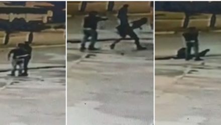 Suspeito atirou diversas vezes contra vítima em Santa Adélia — Foto: Reprodução/Santa Adélia