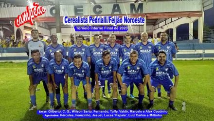 Feijão Noroeste foi o grande campeão do Torneio Interno de Final de Ano do Cecam. Foto: MANOEL MESSIAS/Agência