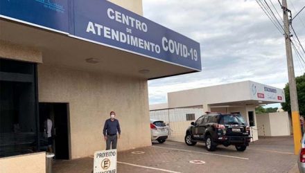 Polícia Civil realizou operação"Fura Fila, na Central Covid de Andradina. Foto: DIVULGAÇÃO