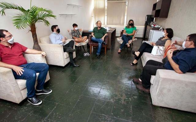 No encontro foi debatida a possibilidade de criação de uma universidade andradinense. Foto: Secom/Prefeitura