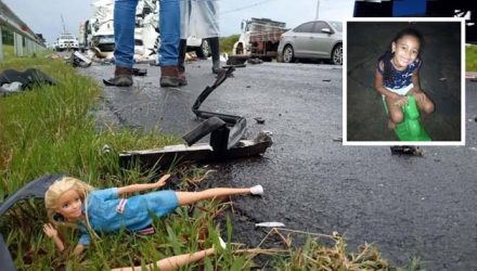 Morre menina de 8 anos que sofreu acidente de carro em Marília, Ana Vitória Brazão — Foto: Carlos Rodrigues/Marília Notícia