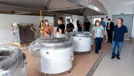 Obras da cozinha piloto foram iniciadas em 2016 (Foto: Cleber Carvalho)