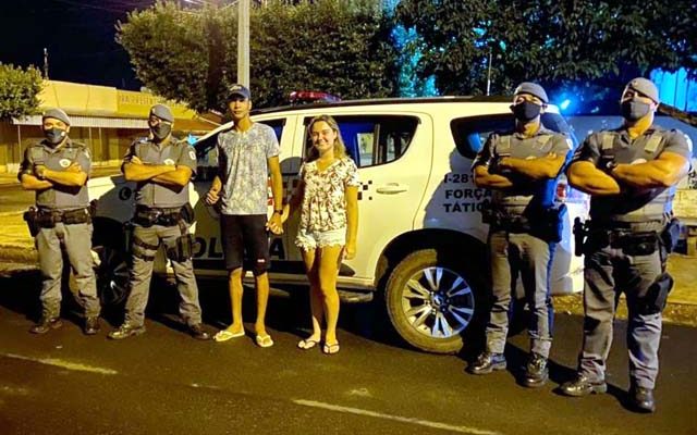 Proprietário agradeceu o empenho da Polícia Militar para localizar seu único patrimônio. Foto: Divulgação