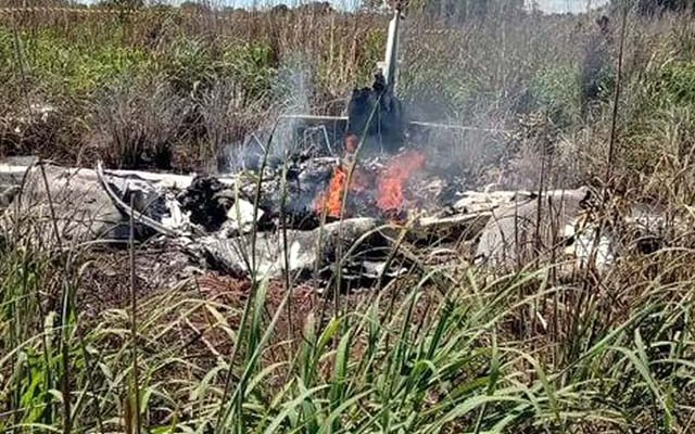 A queda de um avião de pequeno porte causou a morte de quatro jogadores e do presidente do Palmas-TO, além do piloto. Foto: Divulgação