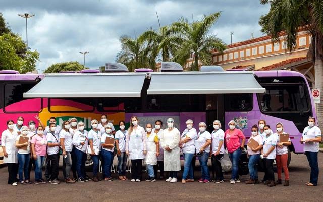 Drive-thru vai funcionar na porta da Secretaria de Saúde, na confluência da ruía São Paulo com Silvio Shimizu. Foto: Secom/Prefeitura