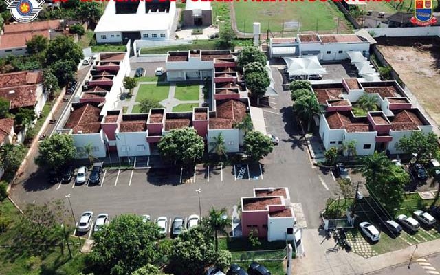 Sede do 28º BPM/I será palco da vacinação para profissionais de segurança de 12 cidades. Foto: Divulgação