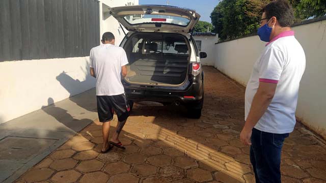 “Capa Onça” foi encaminhado pela Polícia Civil à cadeia de Pereira Barreto, onde ficou recolhido, à disposição da Justiça. Foto: MANOEL MESSIAS/Agência