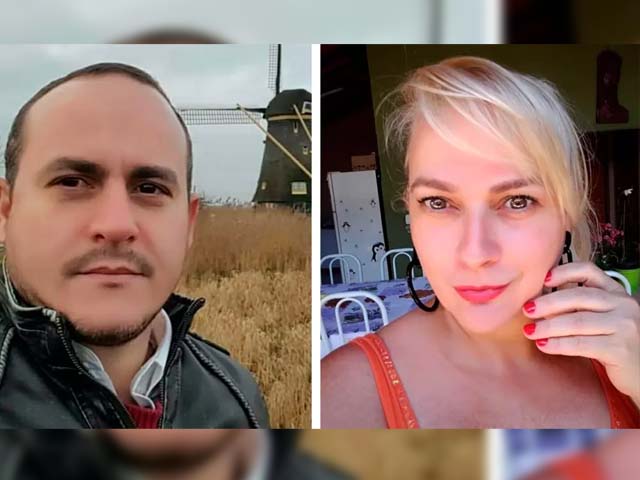 O comerciante Gustavo Bortoleti, 44 anos, e a esteticista Alessandra Bortoleti, 45, morreram no mesmo dia, em consequência do covid. Foto: Divulgação