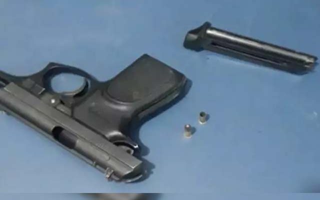 Arma usada pelo menor para matar o pai é uma pistola calibre .22mm. Foto: Divulgação