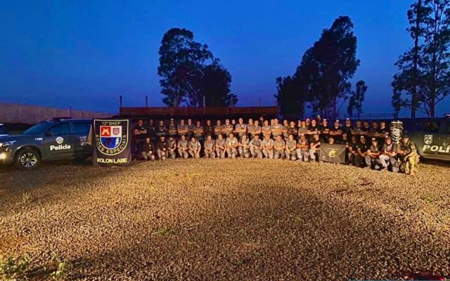 PMs do 28° BPM/I, sediado em Andradina, participaram na terça-feira (17), de treinamento intensivo ministrado integrantes do 12° BAEP. Foto: PM/Divulgação
