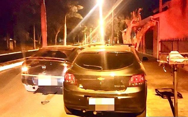 Motorista do Astra bateu contra os veículos Toyota Corolla e o GM Ônix. Foto: Divulgação