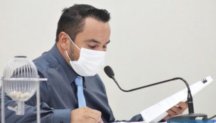 Presidente do legislativo andradinense, Helton Prando, o "Coxinha". Foto: Assessoria Legislativa