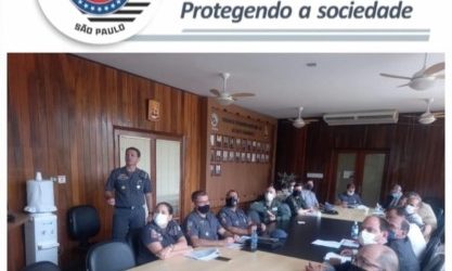 Reunião serviu para aprimorar ações de combate ao crime nos municípios de abrangência de atuação do CPI 10. Foto: Divulgação