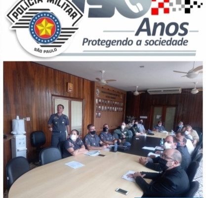 Reunião serviu para aprimorar ações de combate ao crime nos municípios de abrangência de atuação do CPI 10. Foto: Divulgação