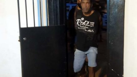 Edson de Jesus Freitas, 48 anos, foi preso acusado de tentativa de homicídio. Foto: MANOEL MESSIAS/Agência