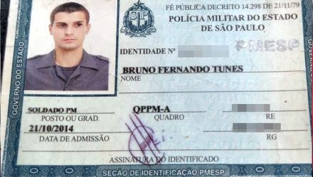 Soldado PM Tunes teve morte cerebral constatada. Foto: Arquivo