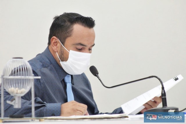 Coxinha Prando, presidente da Câmara de Vereadores de Andradina. Foto: Assessoria Legislativa