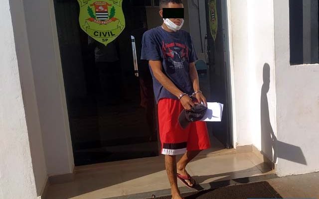 "Breninho", da Vila Operária, foi preso acusado de tráfico de drogas. Foto: MANOEL MESSIAS/Agência