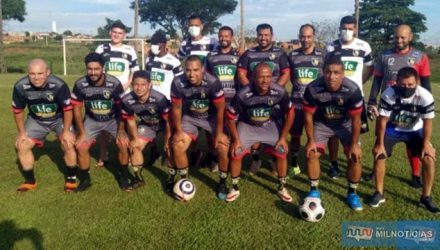 Peladeiros conquistou importante vitória na primeira rodada da Taça Afup de Futebol Master. Foto: MANOEL MESSIAS/Agência