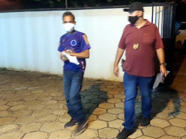 Agnaldo da Silva Moreira, de 35 anos, foi preso acusado de furto de cobre de transformador. Foto: MANOEL MESSIAS/Agência