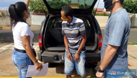 O serviços gerais T. F. D. S., de 22 anos, foi preso pela Polícia Civil por força de um mandado de prisão temporária. Foto: MANOEL MESSIAS/Agência