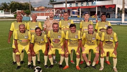 Cecam/Apoio Rural, na categoria 50 anos+, derrotou Murutinga do Sul por 2 a 1. Foto: DIVULGAÇÃO