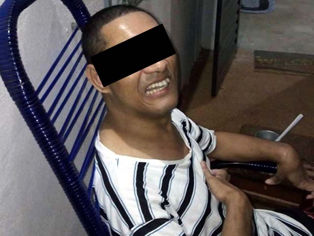 L. S. S. N., 47 anos, portador de uma doença degenerativa é acusado de ter cometido 6 estupros contra crianças e adolescentes. Foto: DIVULGAÇÃO