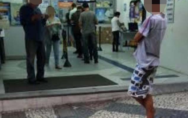 Acusado é o que fica pedindo dinheiro na lotérica, farmácia e padaria. Foto: O Foco