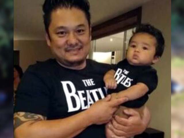 O motorista Rick Hanashiro, de 43 anos, seu filho, Noah, de 2 anos e 6 meses, estavam no Kia Ceratto e também morreram. Foto: DIVULGAÇÃO