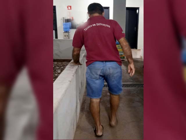 O desempregado J. A. S., de 56 anos, foi preso acusado de estupro de vulnerável contra uma menor de 14 anos. Foto: MANOEL MESSIAS/Agência