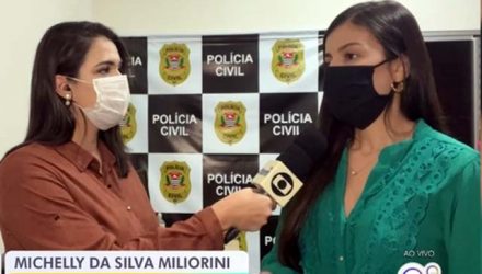 Delegada da DDM, Michele Miliorini (dir.), Foto: Reprodução/TV Tem