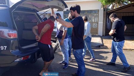 J. F. M., o “Jhow”, de 34 anos, foi preso acusado de participação no roubo pela Polícia Civil. Foto: MANOEL MESSIAS/Agência