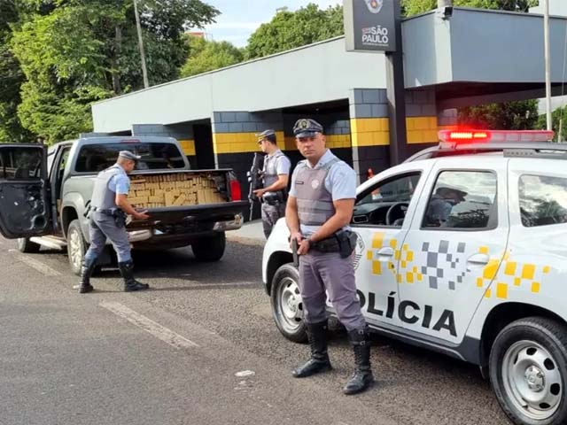 Operação foi realizada na Rodovia Euclides da Cunha em Tanabi — Foto: Polícia Rodoviária Estadual/Divulgação