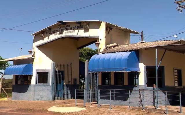 Penitenciária Wellington Rodrigo Segura, no distrito de Montalvão, em Presidente Prudente (SP) — Foto: TV Fronteira