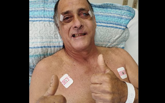 Ronaldo Rafachinho vem se recuperando do grave acidente com moto. Foto: Arquivo Pessoal