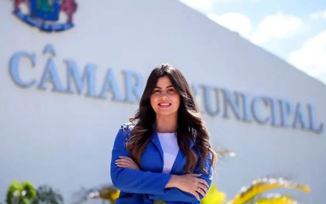Yanny foi eleita presidente da Câmara Municipal de Juazeiro do Norte em novembro de 2022 e se manteria no cargo até o fim de 2024. — Foto: Arquivo pessoal
