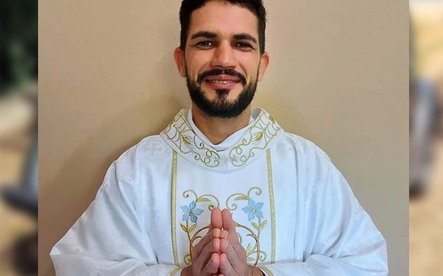 Padre Douglas Ferreira Leite está desaparecido em Fervedouro — Foto: Diocese de Caratinga/Divulgação