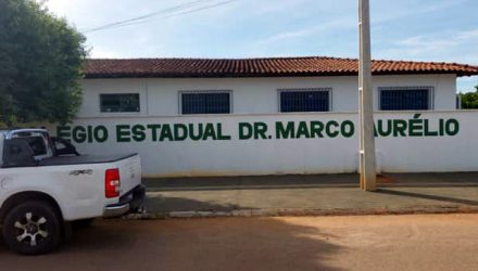 Colégio Estadual Dr. Marco Aurélio em Santa Tereza de Goiás — Foto: Reprodução/Redes Sociais
