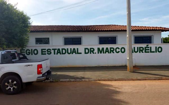 Colégio Estadual Dr. Marco Aurélio em Santa Tereza de Goiás — Foto: Reprodução/Redes Sociais