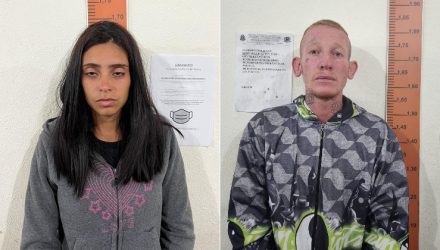 Aline Nascimento Santos e Gabriel de Sousa Hyppolito. MONTAGEM/DIVULGAÇÃO/POLÍCIA CIVIL