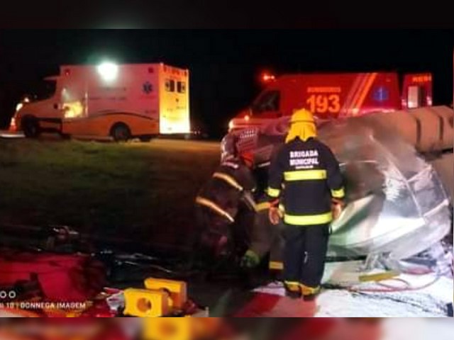 Acidente do último dia 11 com carreta carregada de calcário resultou em vítima fatal. Foto: Donega Imagens