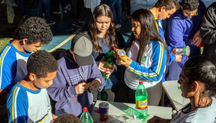 Projeto itinerante realiza oficinas com 12 mil alunos de escolas públicas no interior de São Paulo, Paraná do Mato Grosso do Sul. Foto: Bacuri Comunicação