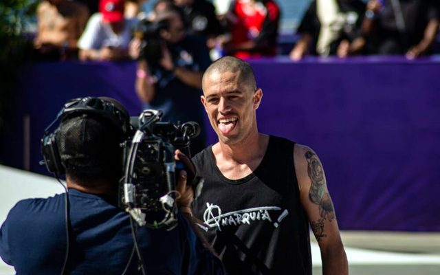 O skatista andradinense Samuel Jimmy foi um dos destaques nacionais da Red Bul Rio Conquest. Foto: Divulgação