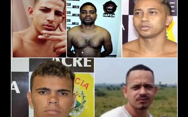 Cinco homens foram assassinados durante a rebelião que durou mais de 24 horas em presídio do AC — Foto: Arquivo